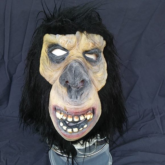HALLOWEEN COSTUME MASQUERADE APE MASK - Picture 1 of 3